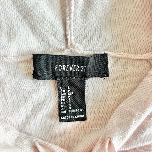 Forever21 Pink Hoodie - Small - Picture 5 of 5